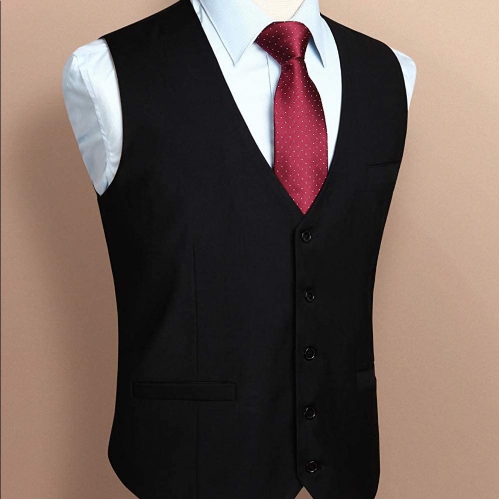 HISDERN Men's Suit Vest